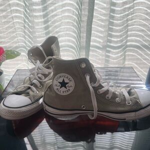 Converse Mossy Green Shoes NOT PLATFORM